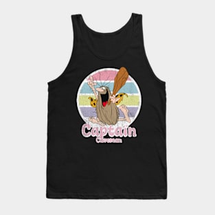 Retro Captain Caveman Tank Top